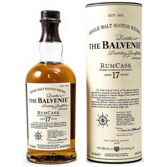 Balvenie 17 Year Rum Cask Old Whisky