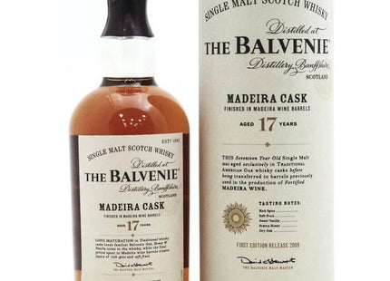 Balvenie 17 Years Old Madeira Cask First Edition 2009 Whisky - 70cl 43% - The Really Good Whisky Company