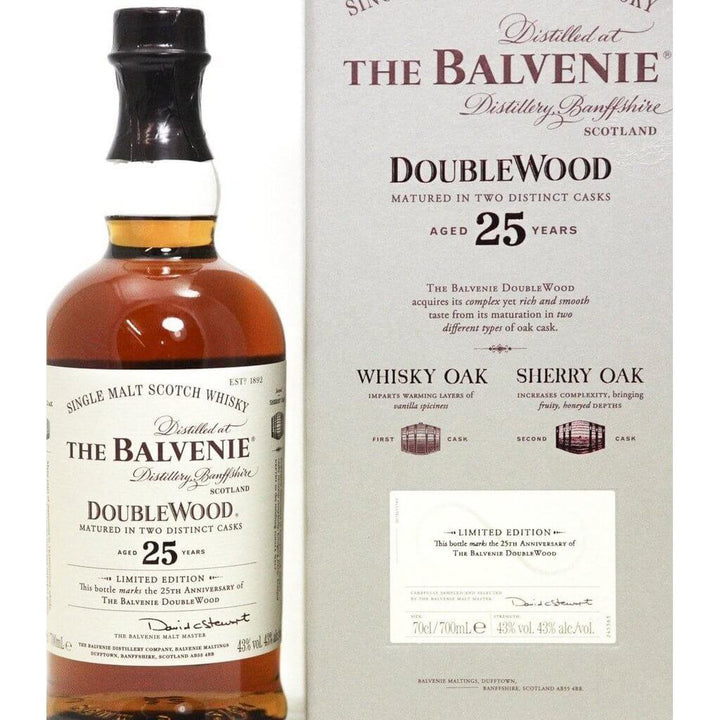 Balvenie 25 Year Old DoubleWood Single Malt Whisky - The Really Good Whisky Company