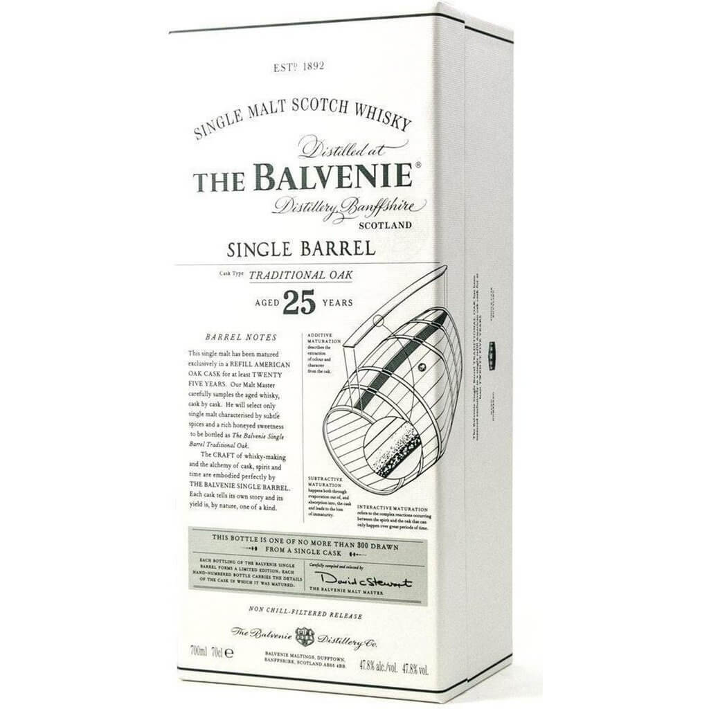 Balvenie 25 Year Old Single Barrel Scotch Whisky - The Really Good Whisky Company