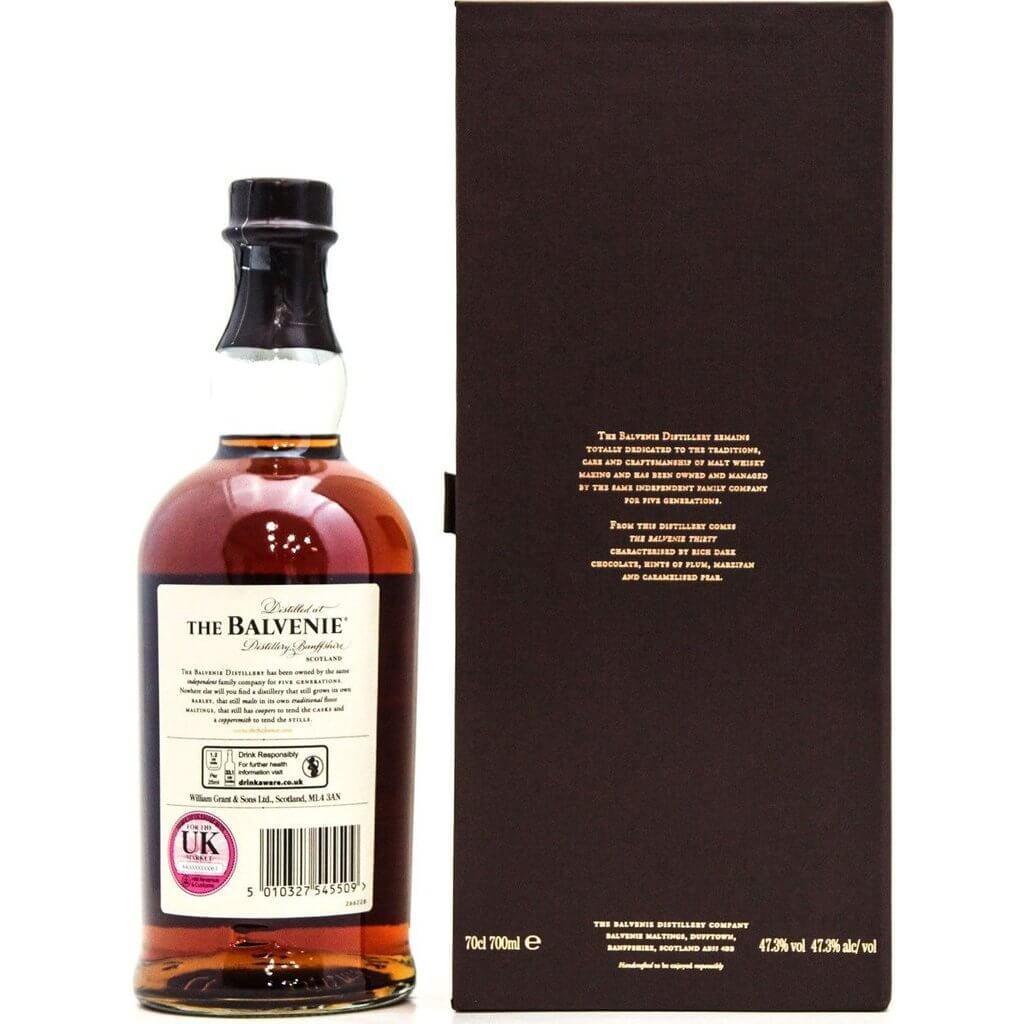 Balvenie 30 Year Old 2020 - 70cl 47.3% - The Really Good Whisky Company