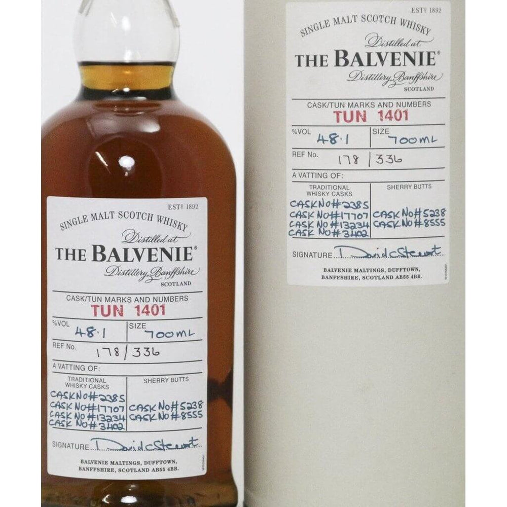 Balvenie Tun 1401 Batch 1 Whisky - The Really Good Whisky Company