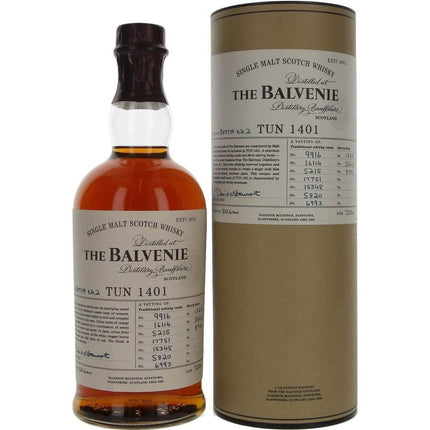 Balvenie Tun 1401 Batch 2 Single Malt Scotch Whisky - 70cl 50.6% - The Really Good Whisky Company