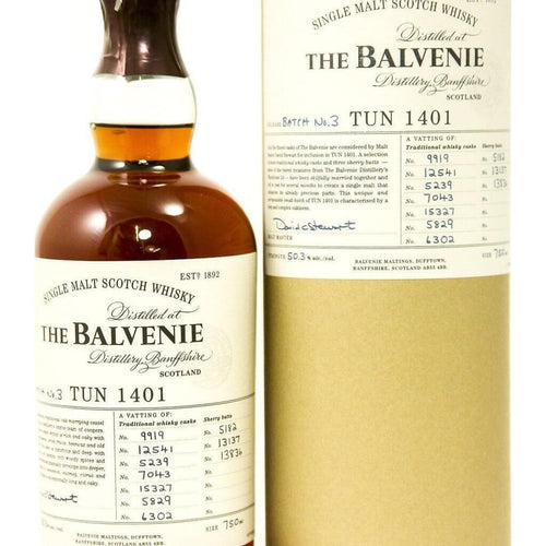 Balvenie Tun 1401  Batch 3 Whisky - The Really Good Whisky Company