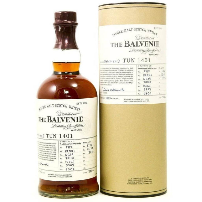 Balvenie Tun 1401  Batch 3 Whisky - The Really Good Whisky Company