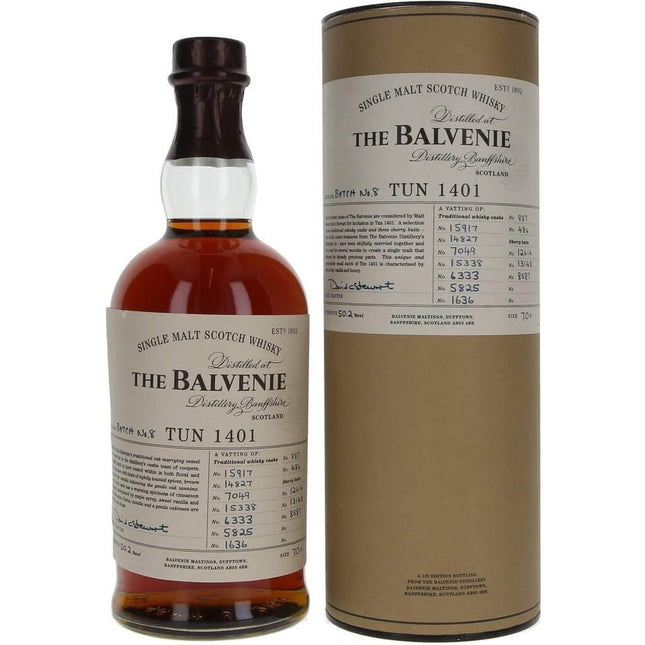 Balvenie Tun 1401 Batch 8 Single Malt Whisky - 70cl 50.2% - The Really Good Whisky Company