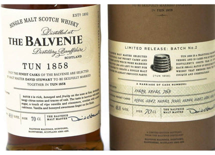 Balvenie Tun 1858 Batch 2 Single Malt Whisky - The Really Good Whisky Company