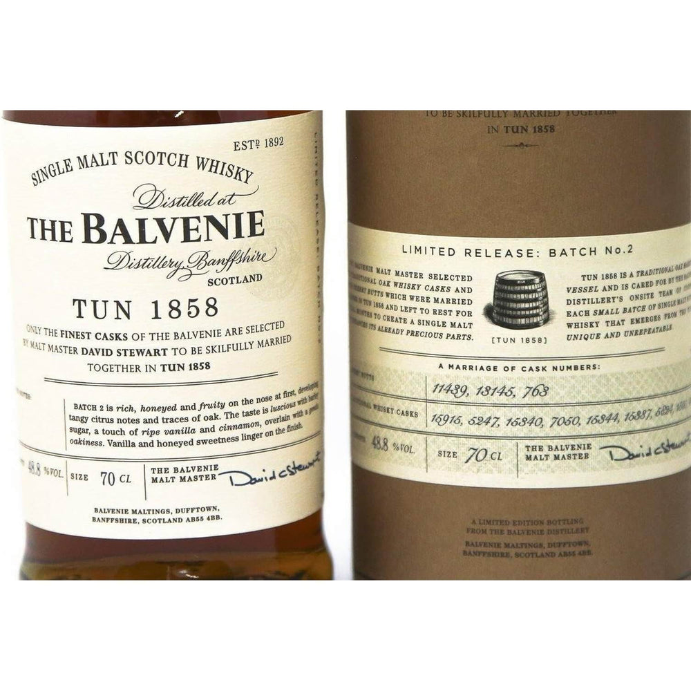 Balvenie Tun 1858 Batch 2 Single Malt Whisky - The Really Good Whisky Company