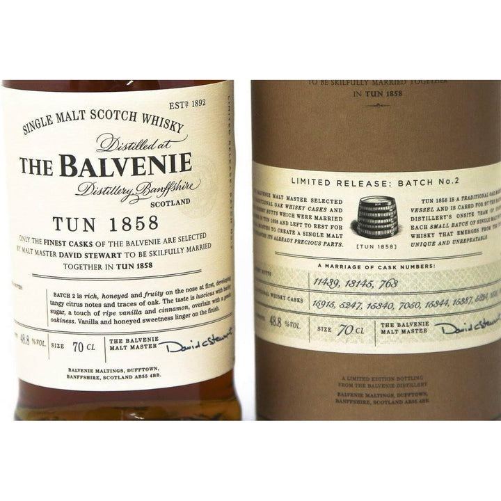 Balvenie Tun 1858 Batch 2 Single Malt Whisky - The Really Good Whisky Company