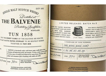 Balvenie Tun 1858 Batch 5 Single Malt Whisky - The Really Good Whisky Company