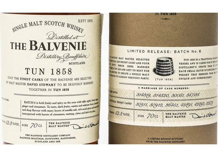 Balvenie Tun 1858 Batch 6 Single Malt Whisky - The Really Good Whisky Company