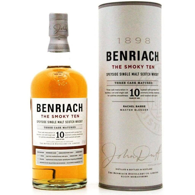 BenRiach 10 Year Old The Smoky - 70cl 46% - The Really Good Whisky Company