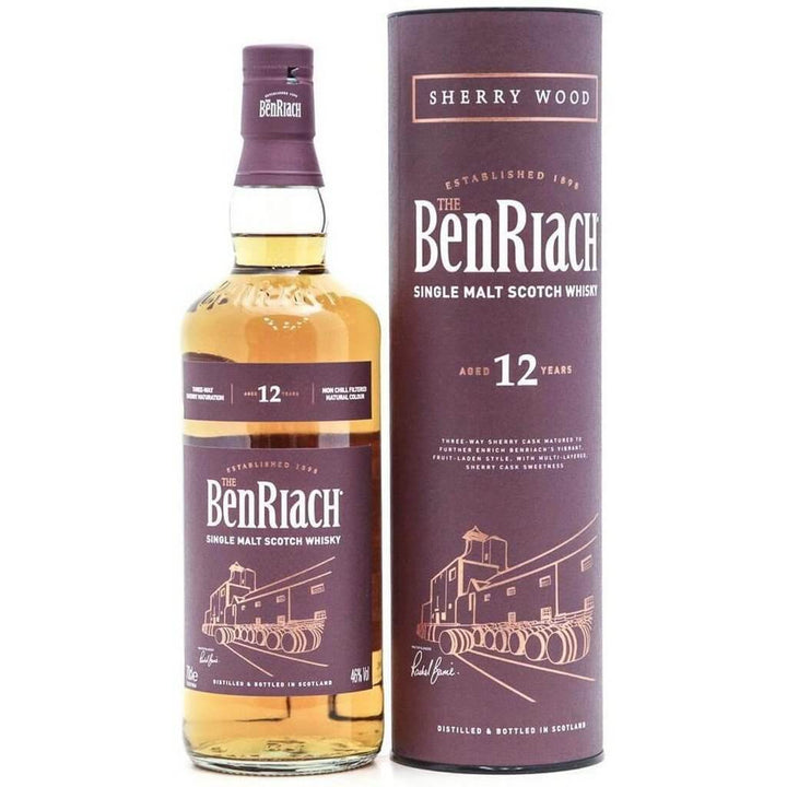 BenRiach 12 Year Old Sherry Wood - 70cl 46% - The Really Good Whisky Company