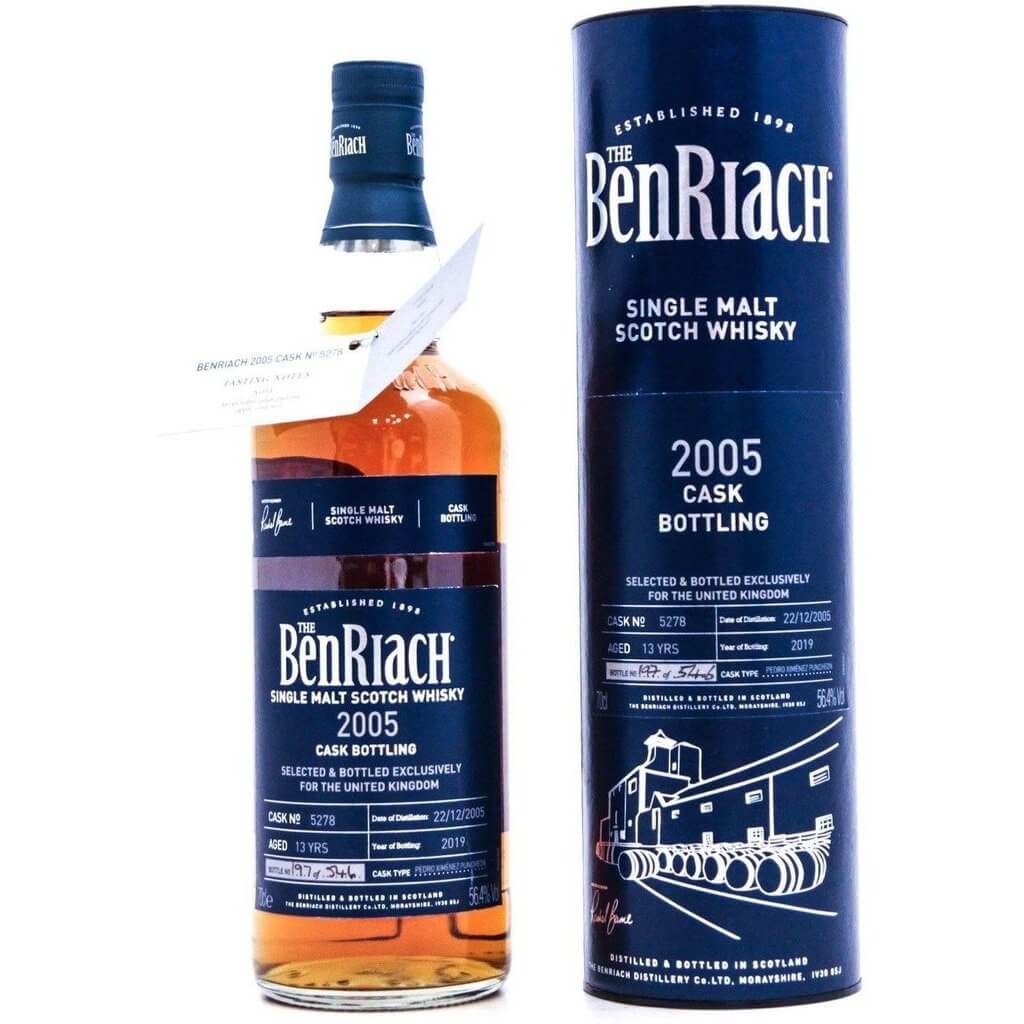 BenRiach 13 Year Old 2005 (cask 5278) - 70cl 56.4% - The Really Good Whisky Company