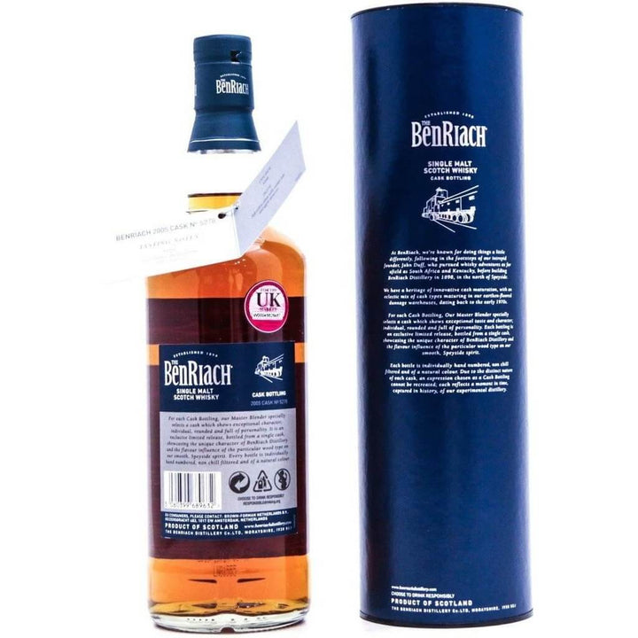 BenRiach 14 Year Old 2005 (cask 7753) - 70cl 52.6% - The Really Good Whisky Company