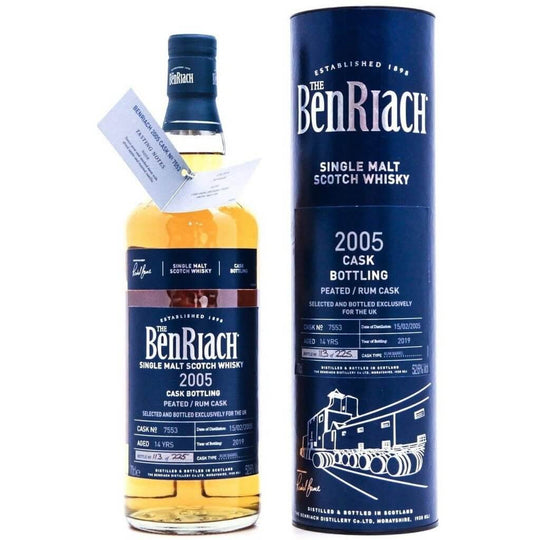 BenRiach 14 Year Old 2005 (cask 7753) - 70cl 52.6%
