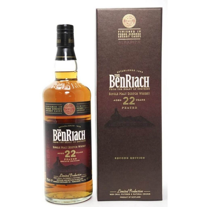 BenRiach 22 Year Old Albazira Peated PX Whisky - The Really Good Whisky Company