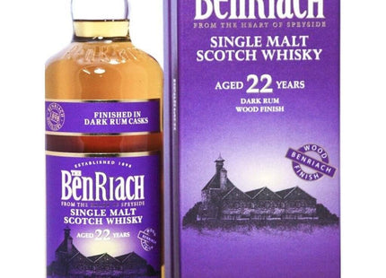 BenRiach 22 Year Old Dark Rum Finish Whisky - 70cl 46% - The Really Good Whisky Company
