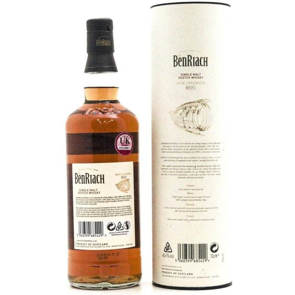 BenRiach Cask Strength (Batch 2) - 70cl 60.6% - The Really Good Whisky Company