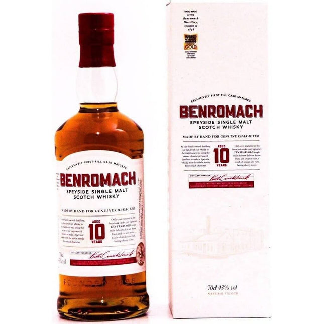 Benromach 10 Year Old - 70cl 43% - The Really Good Whisky Company