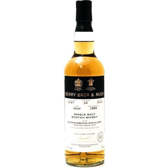 Berry Bros. & Rudd Bunnahabhain 1989 28 Year Old Single Malt Whisky 70cl 45.1%