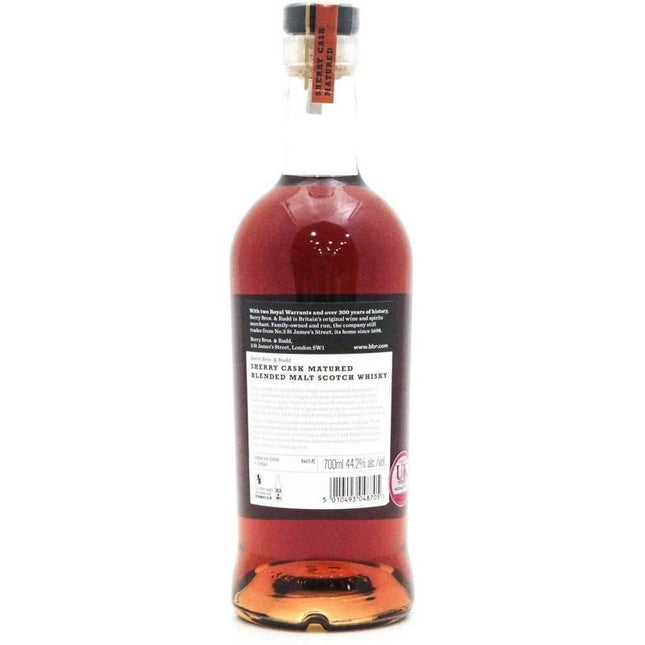 Berry Bros. & Rudd Classic Sherry Blended Malt Scotch Whisky - 70cl 44.2% - The Really Good Whisky Company