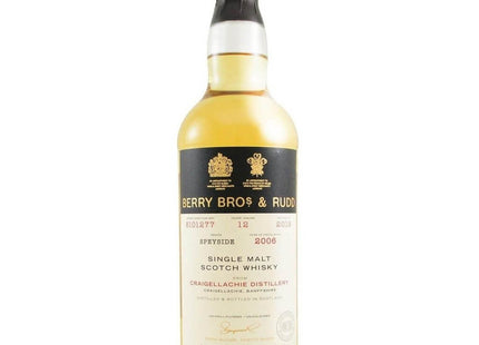 Berry Bros. & Rudd Craigellachie 2006 12 Year Old Single Malt Whisky 70cl 53.9% - The Really Good Whisky Company