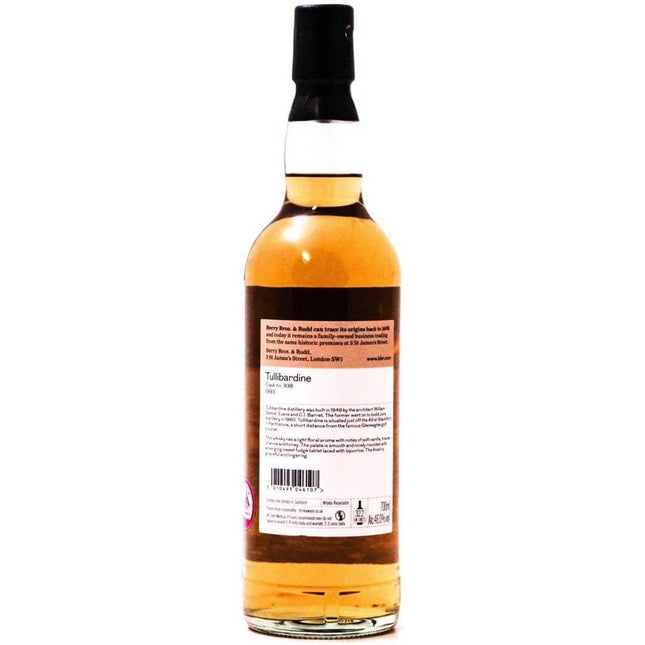 Berry Bros. & Rudd Tullibardine  1993 24 Year Old Single Malt Whisky 70cl 48.9% - The Really Good Whisky Company