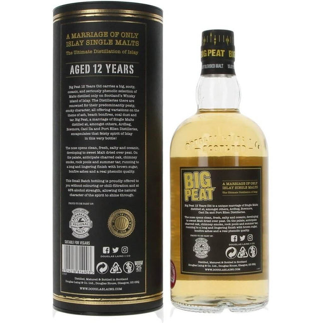 Big Peat 12 Year Old Blended Malt - 70cl 46% - The Really Good Whisky Company