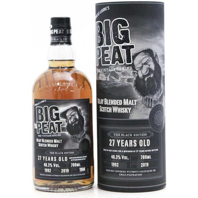 Big Peat 1992 27 Year Old The Black Edition - 70cl 48.3% - The Really Good Whisky Company