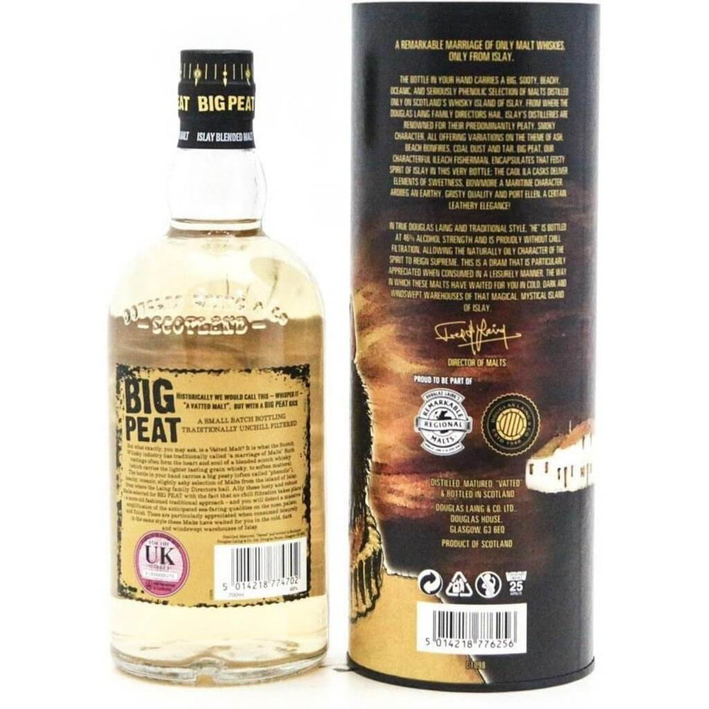 Big Peat Blended Malt Scotch Whisky 70cl 46% - The Really Good Whisky Company