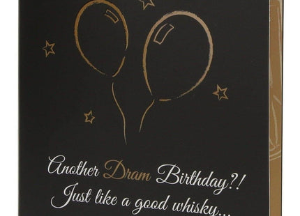 Birthday day card with a dram of Whisky - The Really Good Whisky Company