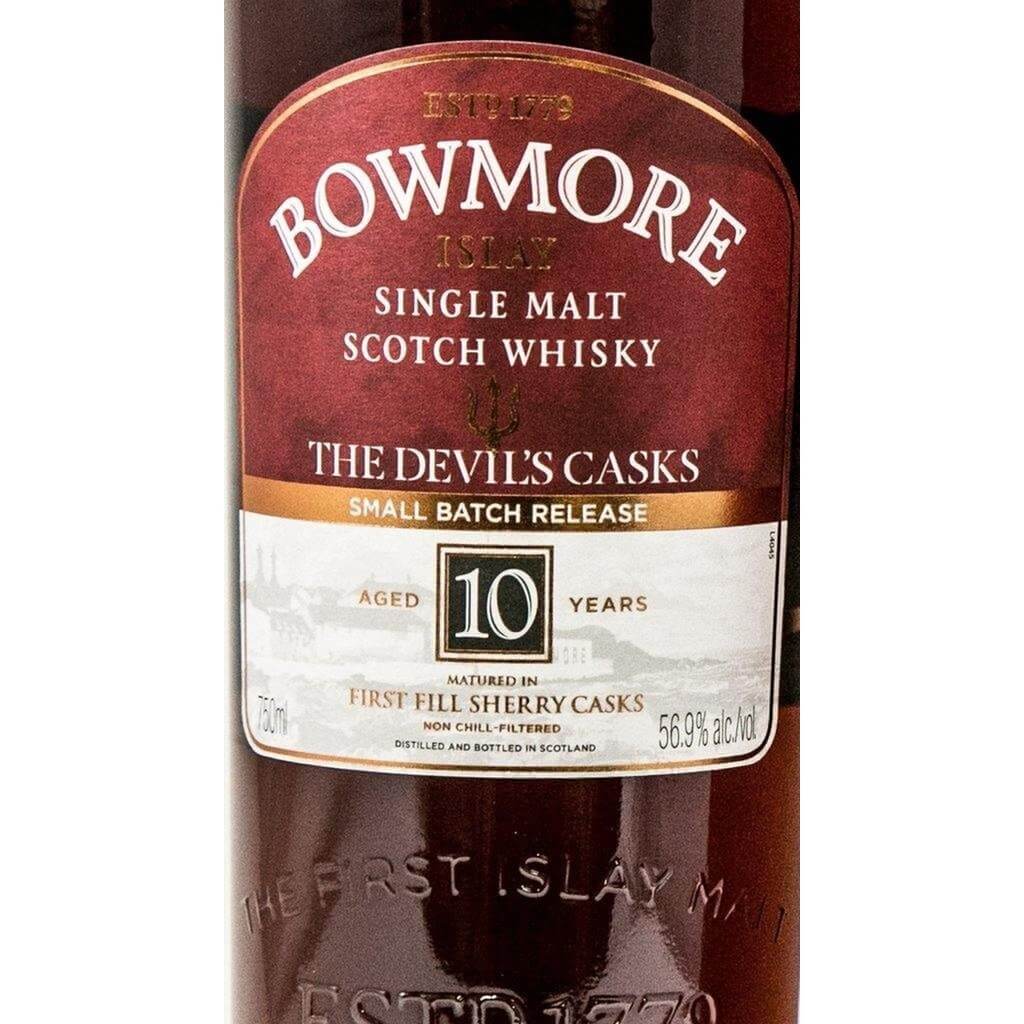 Bowmore 10 Year Old Devil's Casks Batch I Small Batch Release Whisky - The Really Good Whisky Company