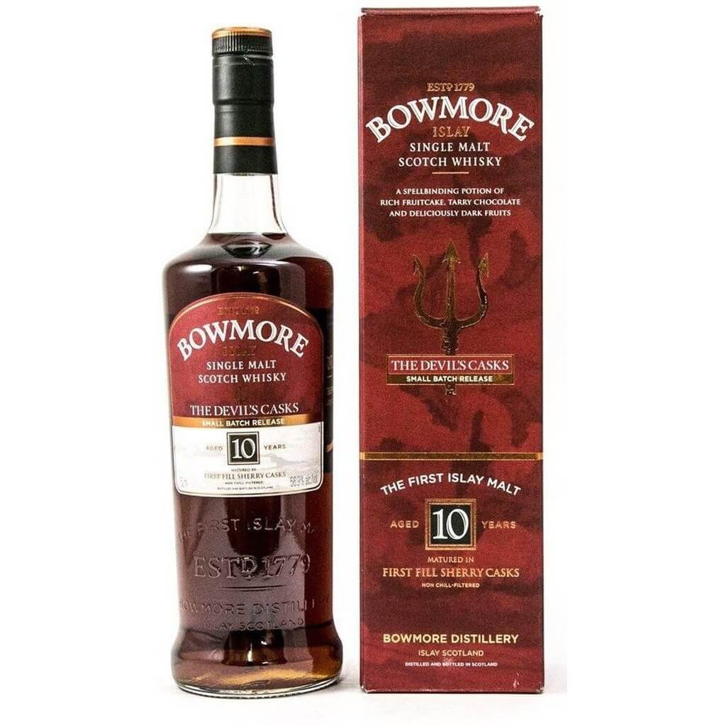 Bowmore 10 Year Old Devil's Casks Batch I Small Batch Release Whisky - The Really Good Whisky Company