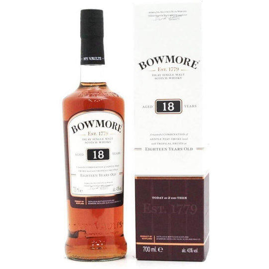 Bowmore 18 Year Old Single Malt Scotch Whisky - 70cl 43%