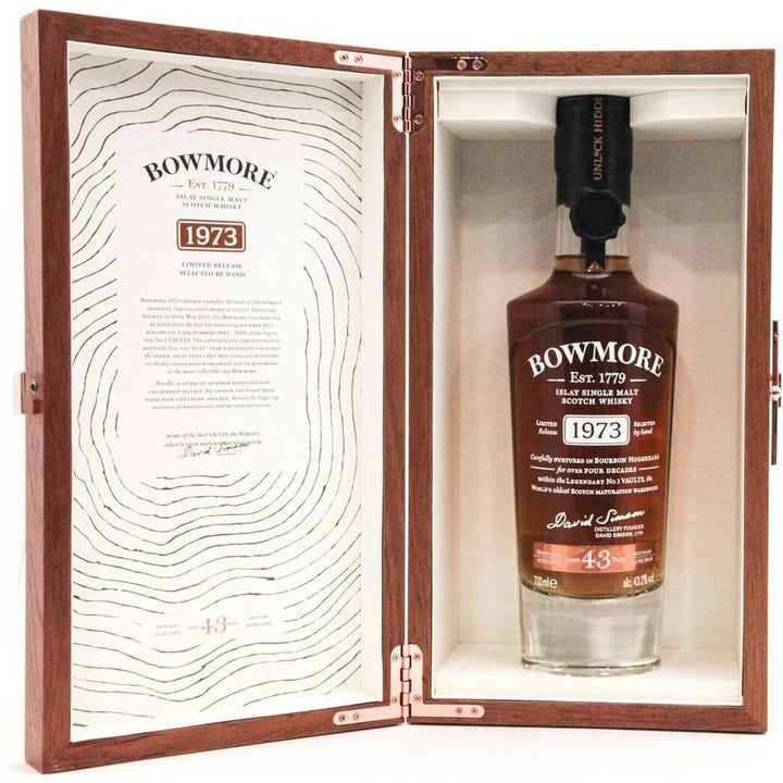 Bowmore 1973 43 year old - 70cl 43.2% - The Really Good Whisky Company