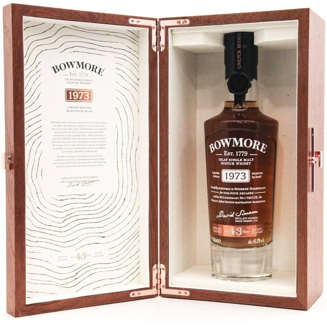 Bowmore 1973 43 year old - 70cl 43.2% - The Really Good Whisky Company