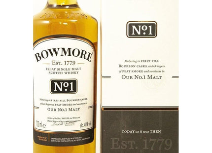 Bowmore No. 1 Single Malt Scotch Whisky - 70cl 40% - The Really Good Whisky Company