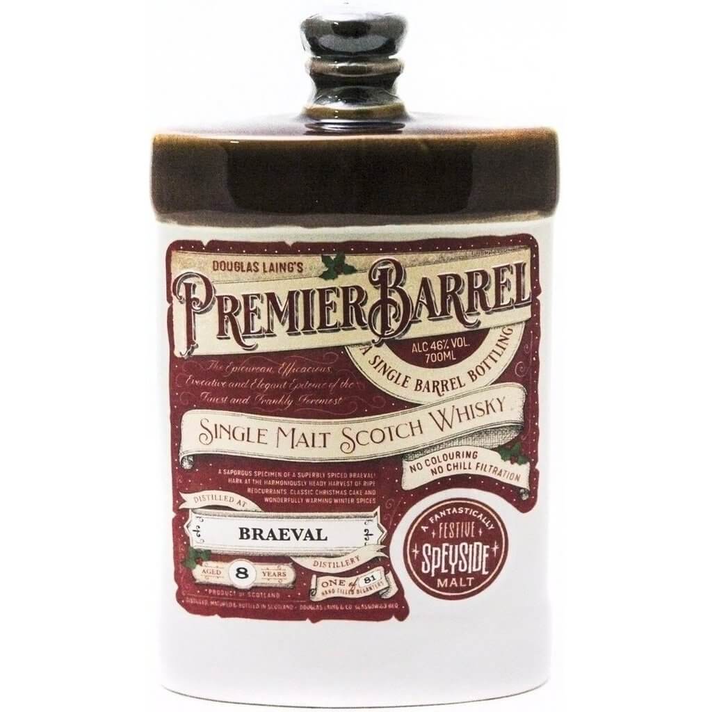 Braeval 8 Year Old Premier Barrel Festive Speyside Single Malt (Douglas Laing) - 70cl 46%