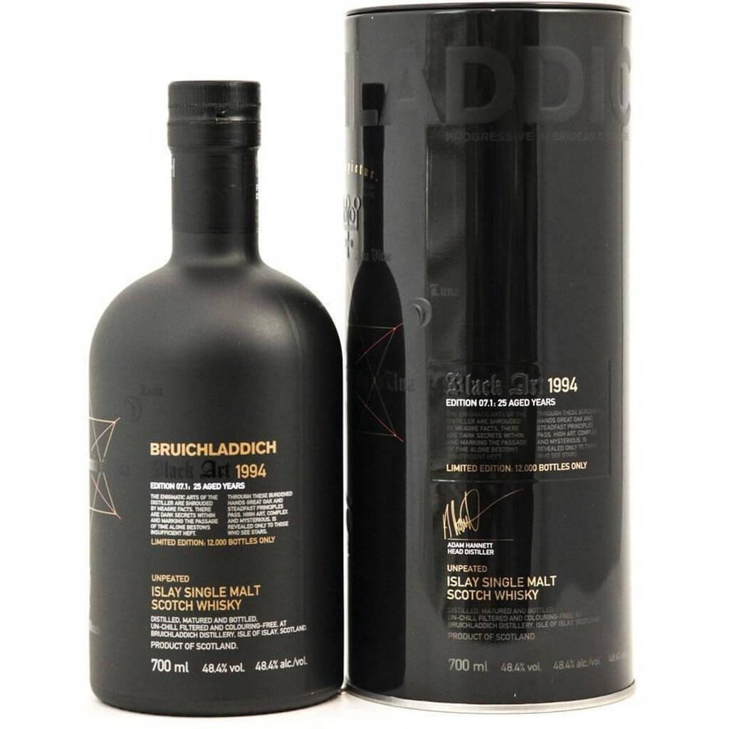 BRUICHLADDICH  25 YEAR OLD 1994 - BLACK ART 7.1 - The Really Good Whisky Company