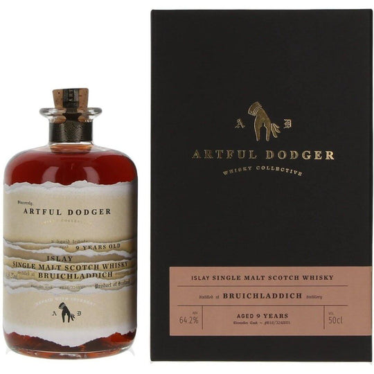 Bruichladdich 9 Year Old 2010 Artful Dodger Single Malt Scotch Whisky- 50cl 64.2%