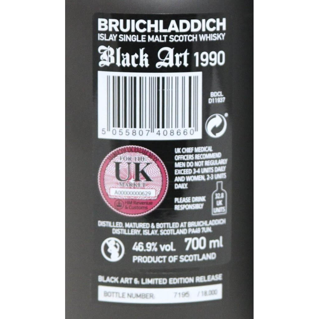 Bruichladdich Black Art 1990 06.1 - 26 Year Old Single Malt Scotch Whisky - The Really Good Whisky Company