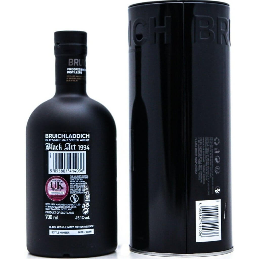 Bruichladdich Black Art 8.1 1994 26 Year Old - 70cl 45.1%