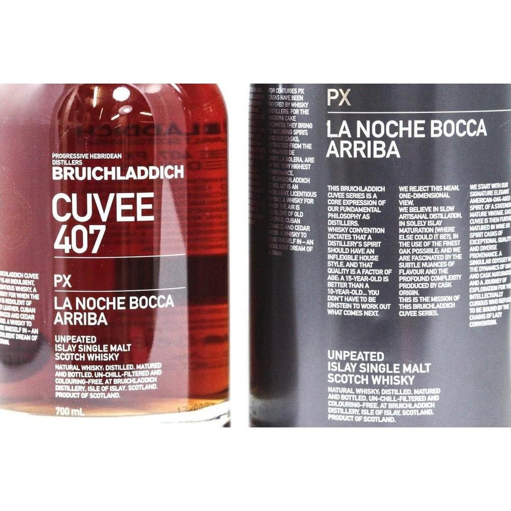 Bruichladdich Cuvee 407 La Noche Bocca Arriba Scotch Whisky - The Really Good Whisky Company