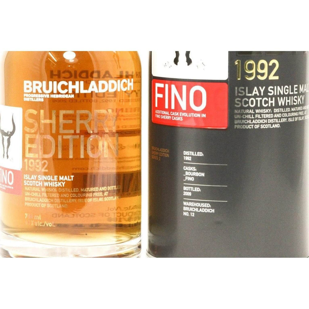 Bruichladdich Fino Sherry Edition 1992 Single Malt Whisky - The Really Good Whisky Company