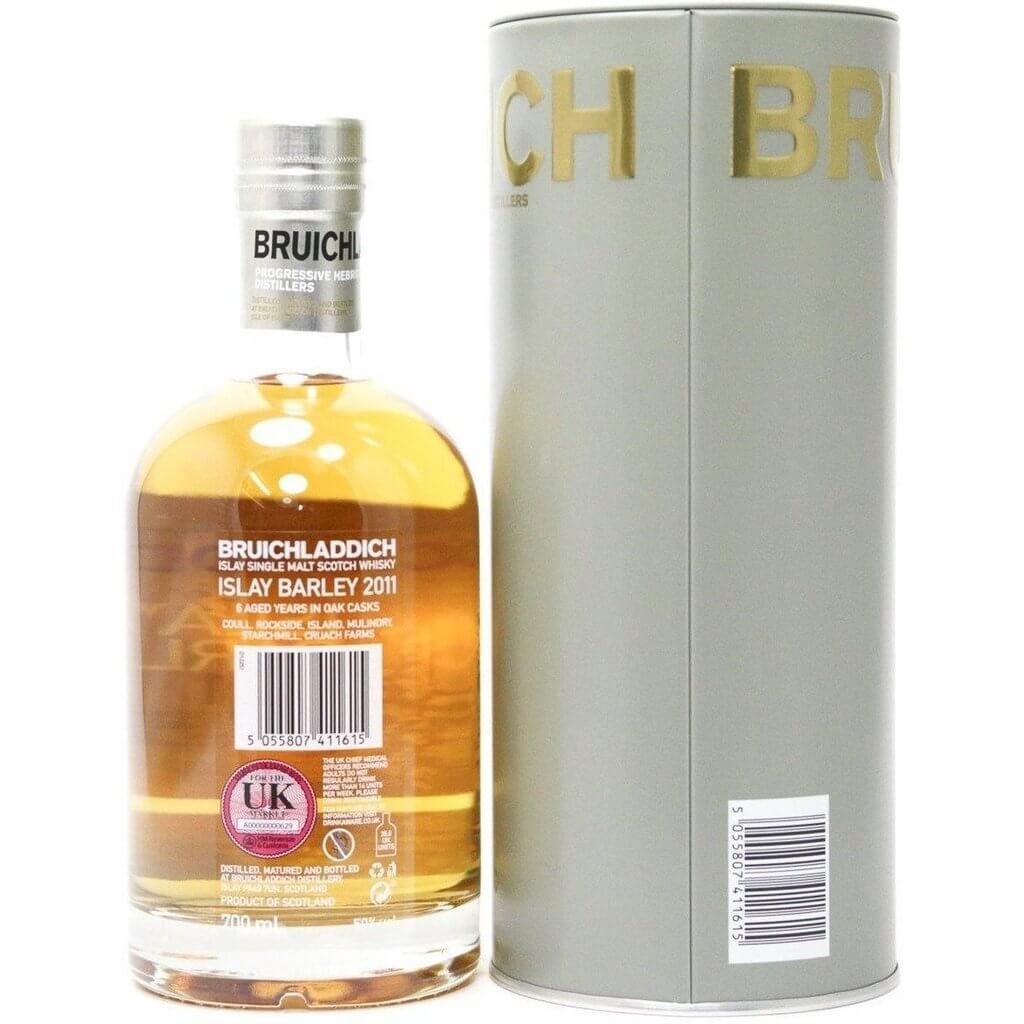 Bruichladdich Islay Barley 2011 Single Malt Scotch Whisky - 70cl 50% - The Really Good Whisky Company