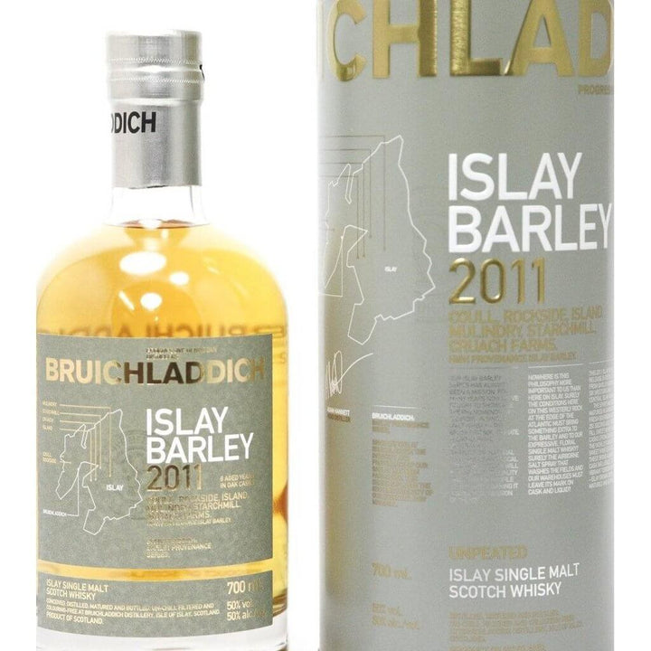 Bruichladdich Islay Barley 2011 Single Malt Scotch Whisky - 70cl 50% - The Really Good Whisky Company