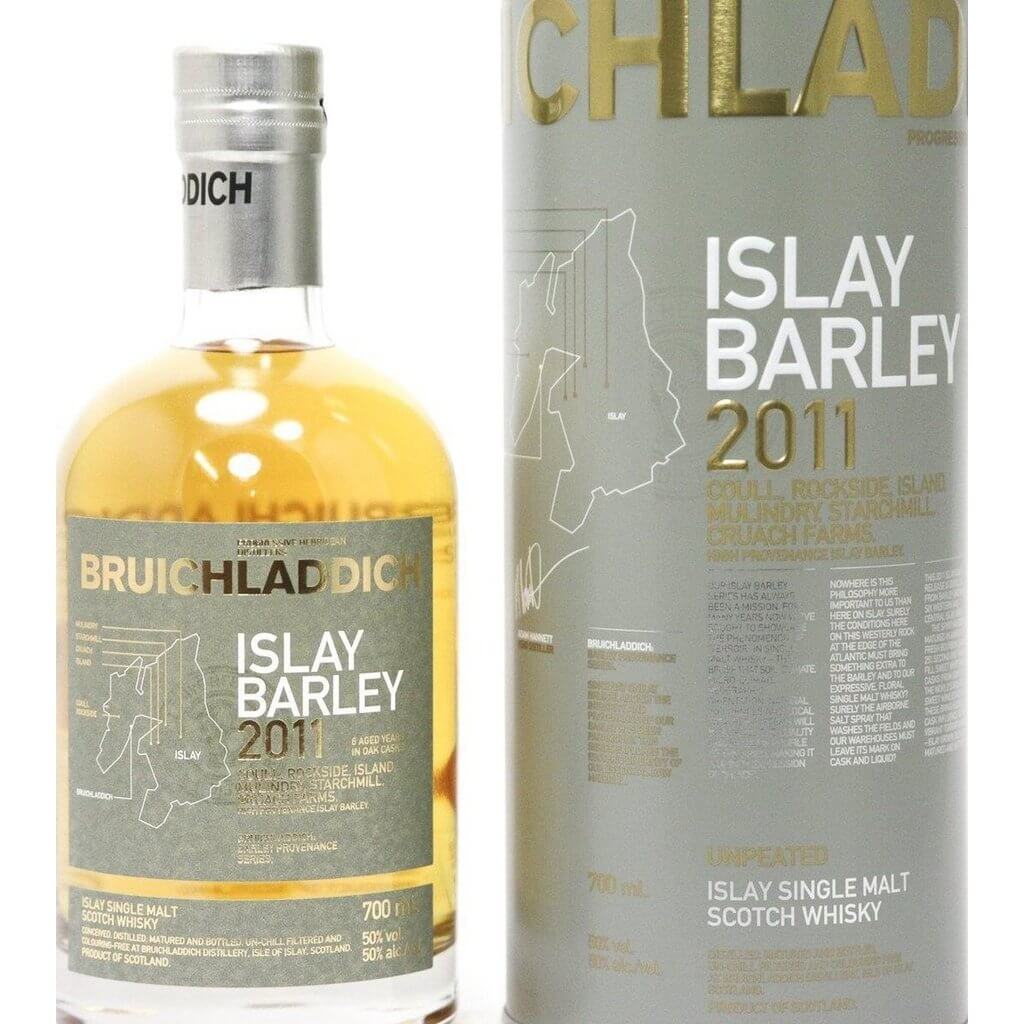 Bruichladdich Islay Barley 2011 Single Malt Scotch Whisky - 70cl 50% - The Really Good Whisky Company