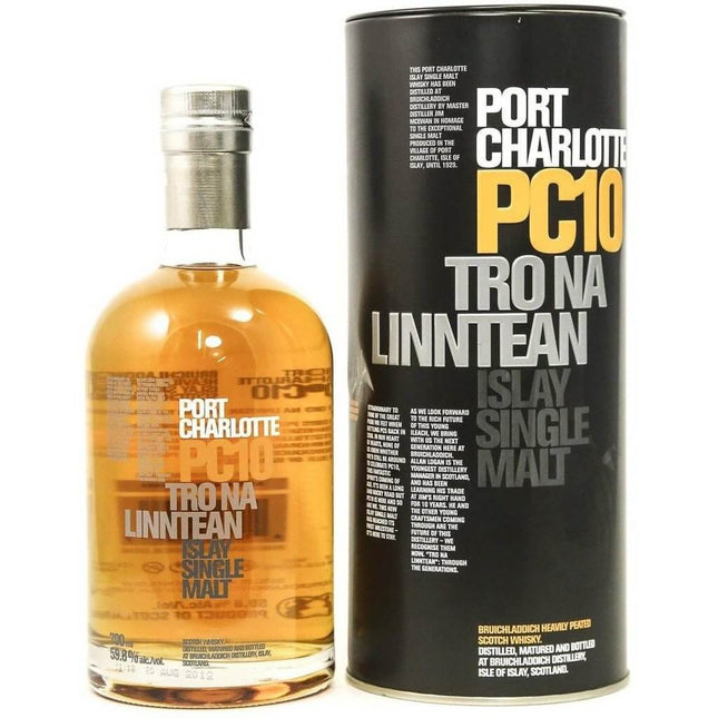 Bruichladdich Port Charlotte PC10 Tro Na Linntean Whisky - 70cl 59.8% - The Really Good Whisky Company