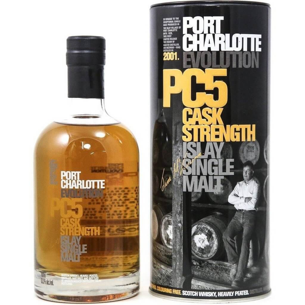 Bruichladdich Port Charlotte PC5 Evolution 1st Release Whisky - 70cl 63.5% - The Really Good Whisky Company